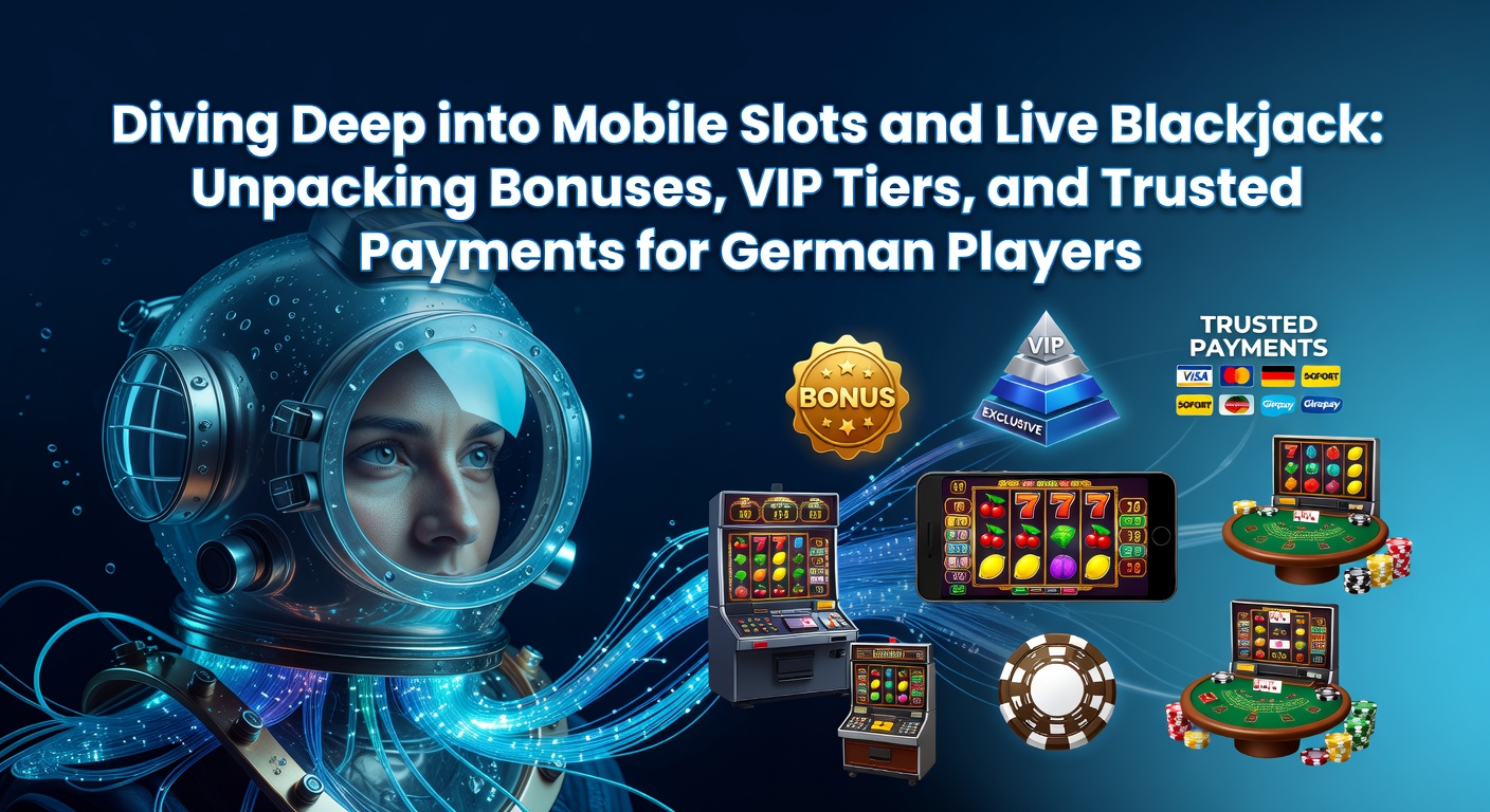 Smartphone mit bunten Mobile Slots und Live-Blackjack-Tisch im Vordergrund, typisch für deutsche Online-Casinos