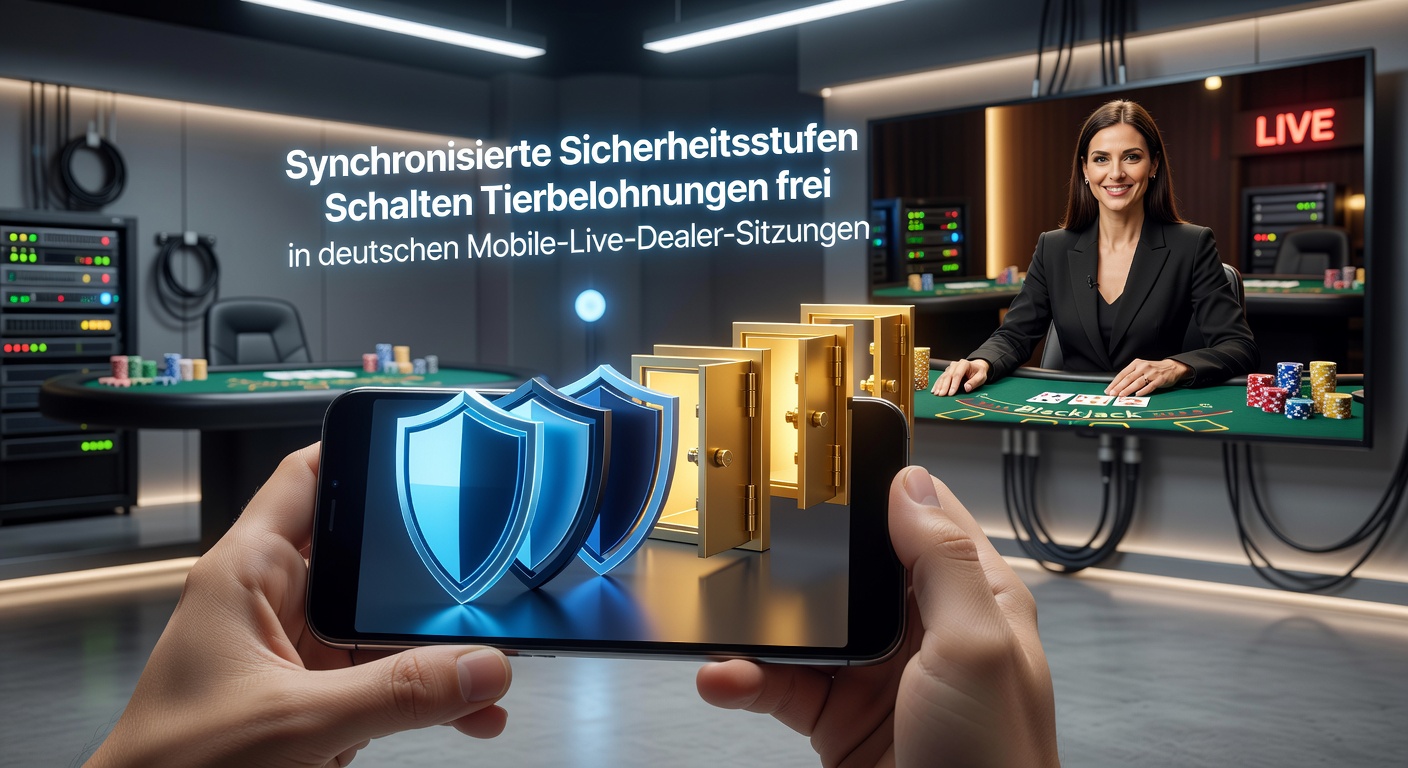 Darstellung gestaffelter Belohnungen und Sicherheitsverknüpfungen in deutschen mobilen Live-Dealer-Sitzungen